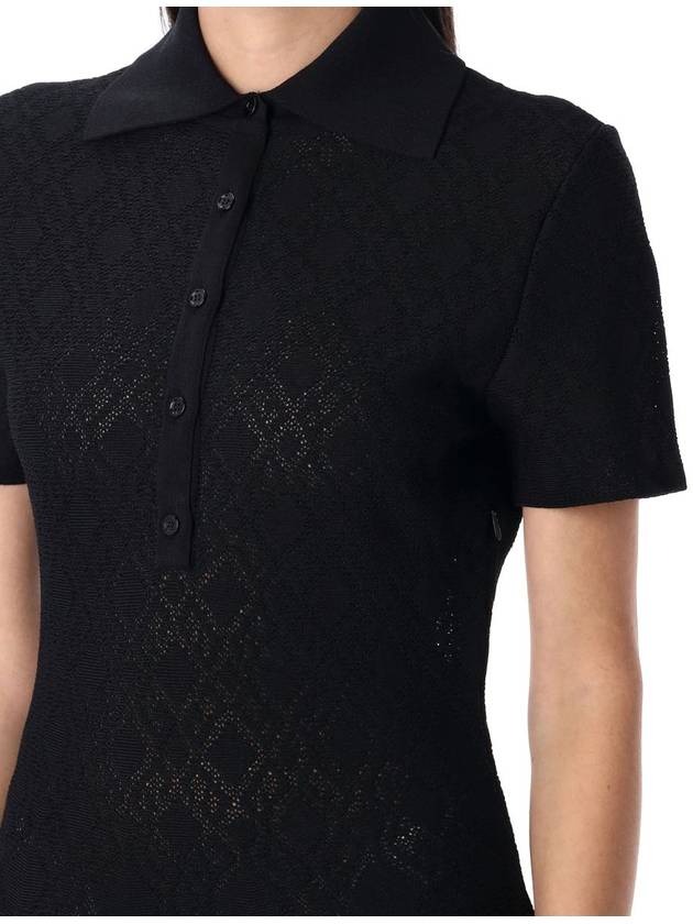 Givenchy Polo Dress In Monogram 72 Jacquard - GIVENCHY - BALAAN 3