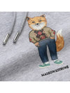 Dressed Fox Regular Hood Light Grey Melange - MAISON KITSUNE - BALAAN 6