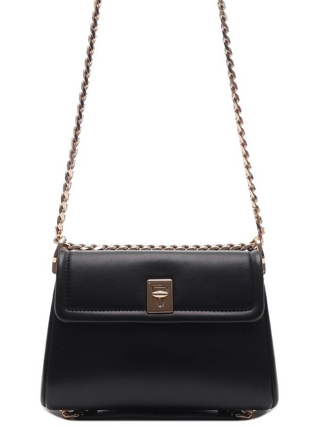 Garavani Chain Cross Bag Black - VALENTINO - BALAAN 5