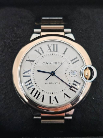 Ballon Bleu Rose Gold Combi Automatic Watch 42mm w2bb0034 - CARTIER - BALAAN 2