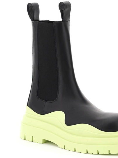 Tire Chelsea Boots Black Yellow - BOTTEGA VENETA - BALAAN 2