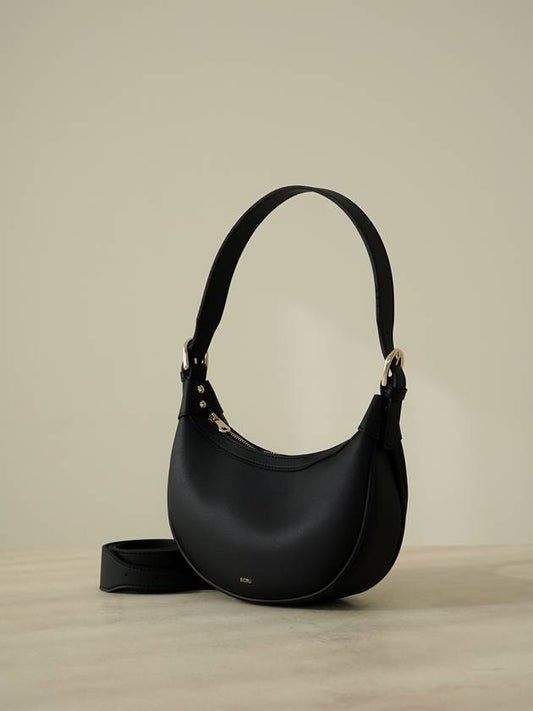 HALF MOON BAG BLACK - ECRIT - BALAAN 2