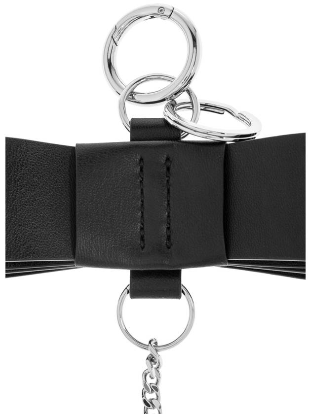 Ganni Leather Keychain, Women's, Black - GANNI - BALAAN 3