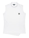 Mock Neck Uncut Sleeveless WHITE - TRIMERE - BALAAN 2