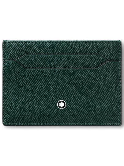 Sartorial 5CC Leather Card Wallet Emerald Green - MONTBLANC - BALAAN 2