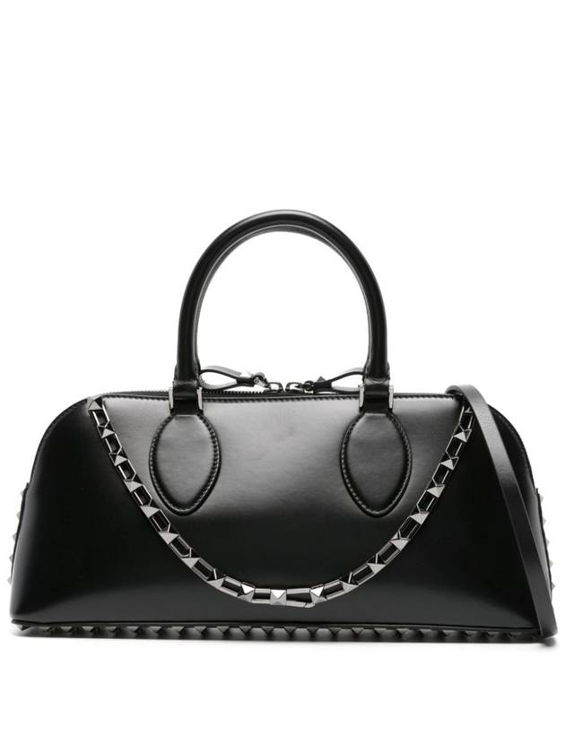 VALENTINO ROCKSTUD EMBELLISHED TOTE BAG - VALENTINO - BALAAN 1