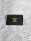 Triomphe Canvas Flap Card Wallet Tan - CELINE - BALAAN 4