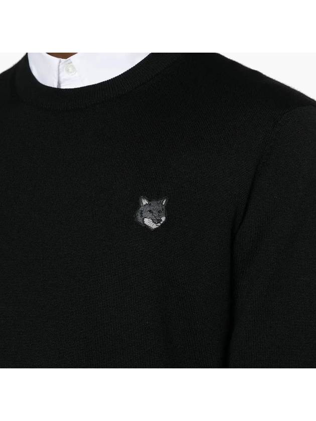 Maison Kitsune Bold Fox Head Patch Men s Wool Knit MM00815 P199 - POLO RALPH LAUREN - BALAAN 5