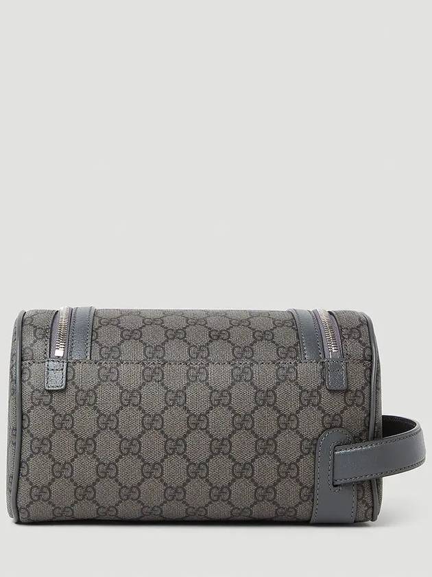 GG Supreme Pouch Bag Grey - GUCCI - BALAAN 4