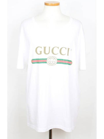 Band logo short sleeve t shirt L - GUCCI - BALAAN 1