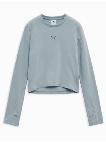 Dare To Long Sleeve T-Shirt Grey - PUMA - BALAAN 1