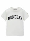 Baby Boys Logo T Shirt White 8C00004 8790N 034 - MONCLER - BALAAN 1