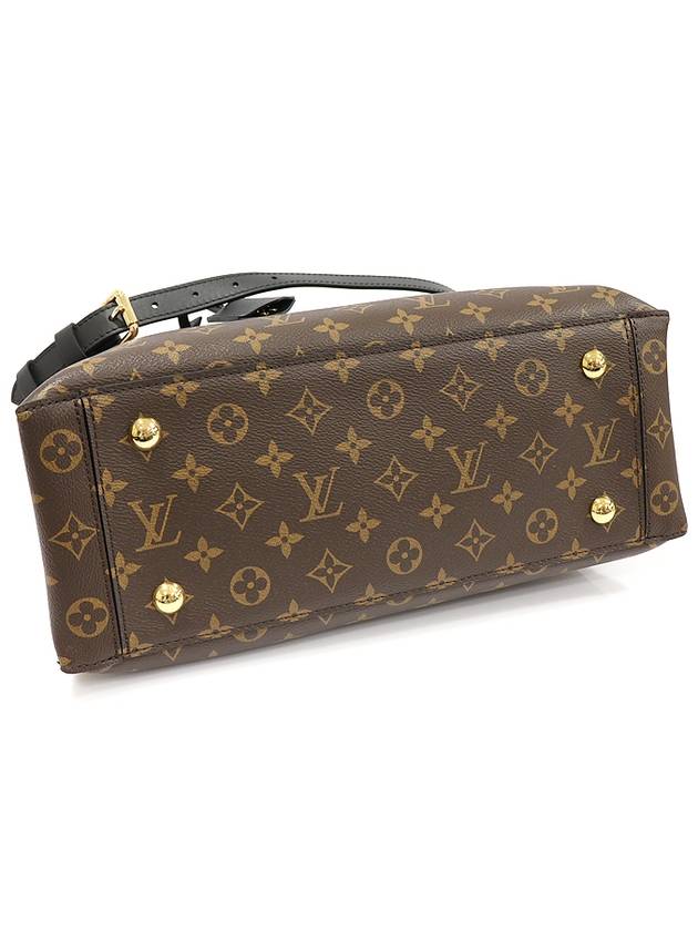 M43550 Monogram Canvas Black Flower Tote 2WAY - LOUIS VUITTON - BALAAN 5