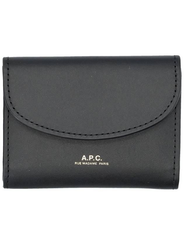 Geneve Flap Card Wallet Black - A.P.C. - BALAAN 2