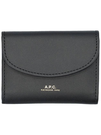 Geneve Flap Card Wallet Black - A.P.C. - BALAAN 2