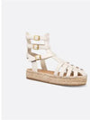 Dioriviera Marine Rope Sole Sandals White - DIOR - BALAAN 1