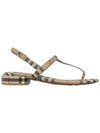 Vintage Check Lambskin Sandals Archive Beige - BURBERRY - BALAAN 3