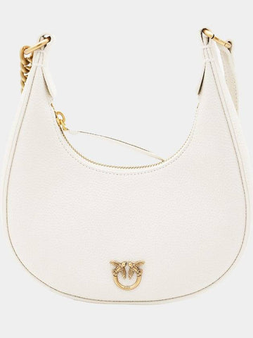 Pinko White Faux Leather Hanlde Bag - PINKO - BALAAN 1