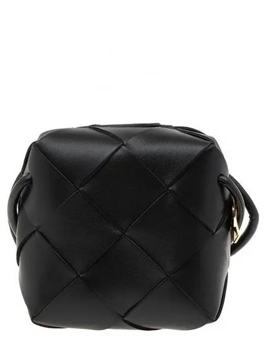 Cassette Intrecciato Mini Shoulder Bag Black - BOTTEGA VENETA - BALAAN 2