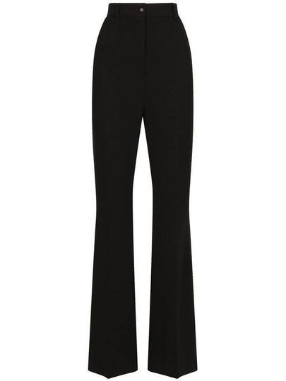 Milano Stitch Flare Pants Black - DOLCE&GABBANA - BALAAN 2