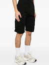 Stretch Satin Cargo Shorts Black - CP COMPANY - BALAAN 4