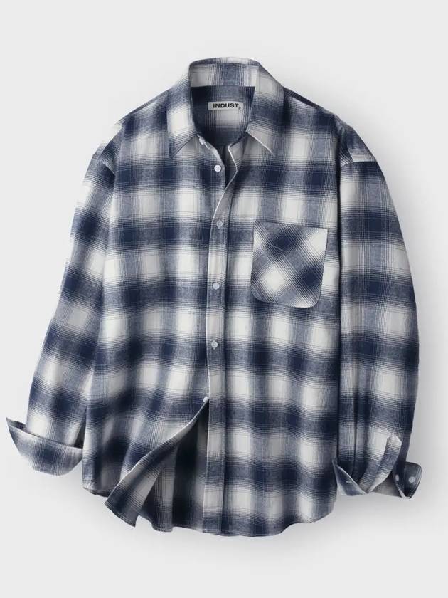 Ray check shirt navy - INDUST - BALAAN 5