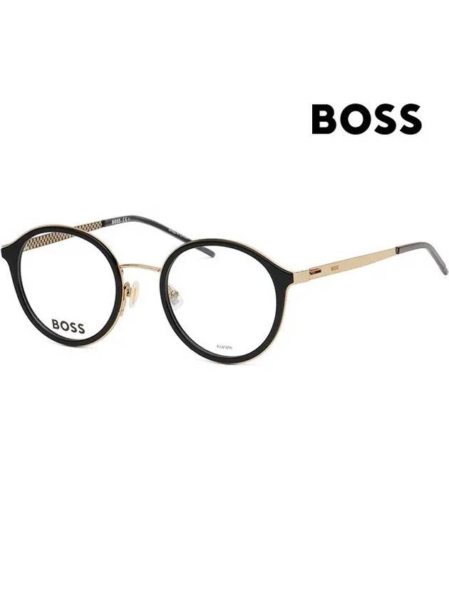 Hugo Boss glasses frame BOSS1210 RHL light Soltex round frame - HUGO BOSS - BALAAN 1