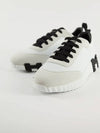 Bouncing Sneakers Calfskin Suede Goatskin Blanc - HERMES - BALAAN 4