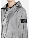 Reflective Hooded Jacket Grey - STONE ISLAND - BALAAN 6