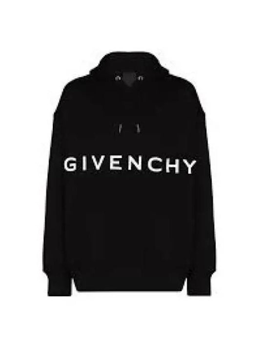 Lace Oversized Hoodie Top Black - GIVENCHY - BALAAN 2