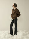 Double Pocket Blouson Jacket Brown W - KINETO - BALAAN 2