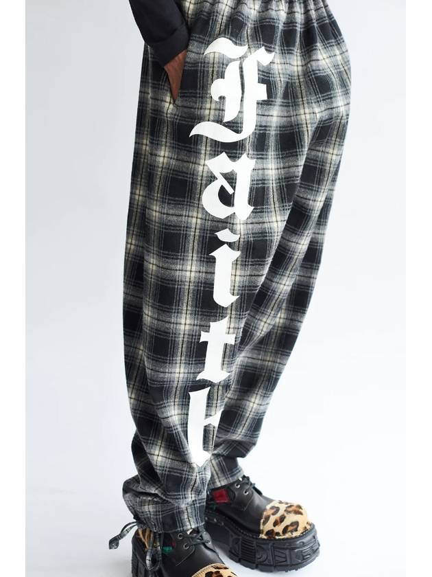 overfit check pants - FAITH CONNEXION - BALAAN 6