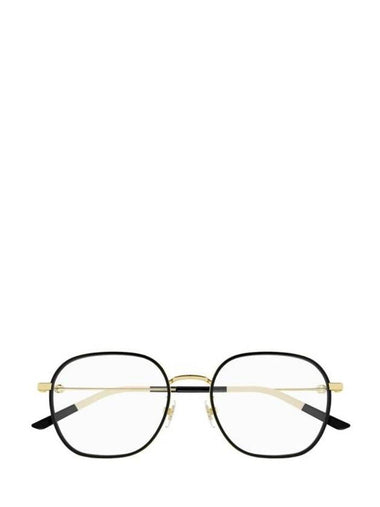 Eyewear Square Metal Eyeglasses Black - GUCCI - BALAAN 1