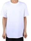 Heart Logo Cotton Short Sleeve T-Shirt White - AMI - BALAAN 2