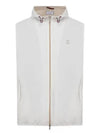 MM40A7450G CUF75 Hooded Logo Embroidered Vest - BRUNELLO CUCINELLI - BALAAN 2