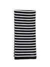 KH Duguay Stripe Muffler White Black - SAINT JAMES - BALAAN 3