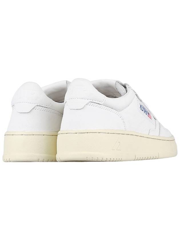 Medalist Goatskin Low Top Sneakers White - AUTRY - BALAAN 6