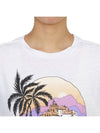 Zewel Print Cotton Short Sleeve T-Shirt White - ISABEL MARANT - BALAAN 9