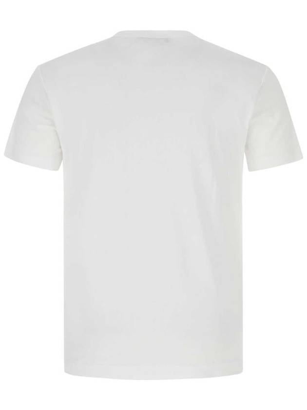 logo patch crew neck cotton short sleeve t-shirt white - DOLCE&GABBANA - BALAAN 3