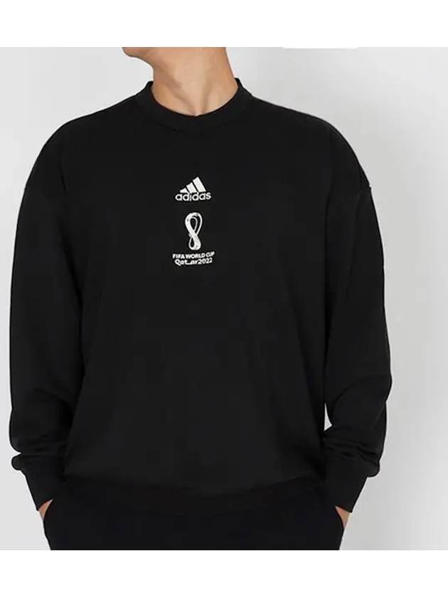 World Cup Emblem Crew Sweatshirt Black - ADIDAS - BALAAN 2