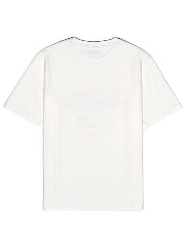 Men's Bellflower Cigarette Short Sleeve T-Shirt White I2ST01WH - IOEDLE - BALAAN 4