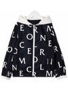 Kids Women Logo Hooded Jacket 1A000 38 595XN 778 - MONCLER - BALAAN 2