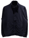 Lens Light Fleece Zip-Up Jacket Navy - CP COMPANY - BALAAN 2