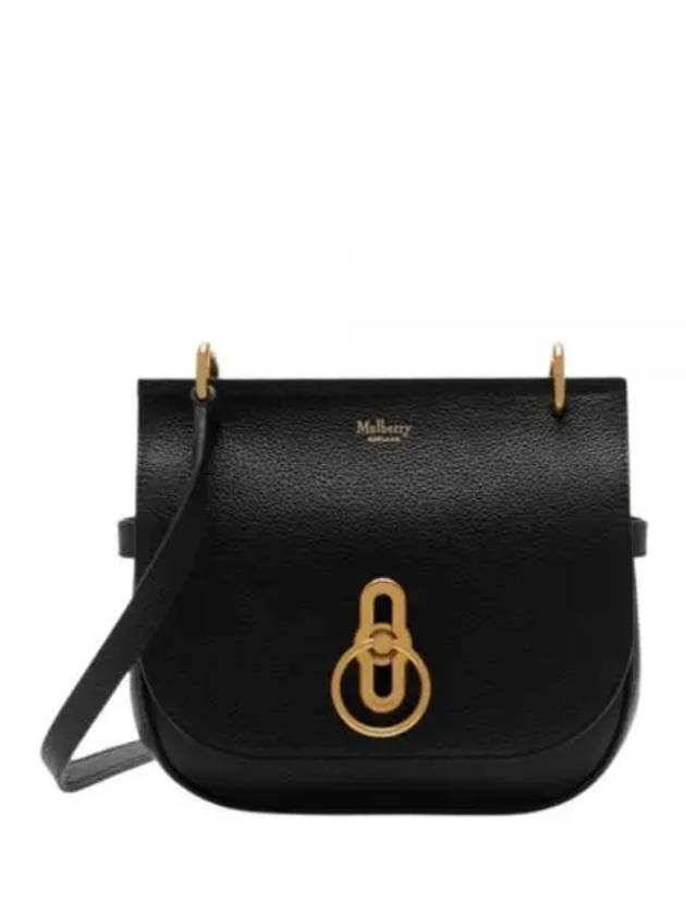 Amberley Classic Satchel Small Grain Shoulder Bag Black - MULBERRY - BALAAN 2