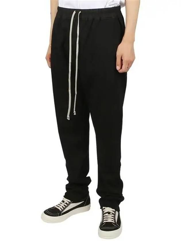 Berlin Organic Cotton Track Pants Black - RICK OWENS - BALAAN 2