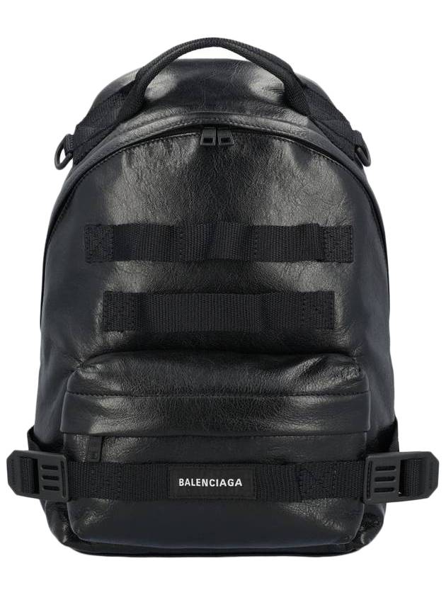 Army Multicarry Small Backpack Black - BALENCIAGA - BALAAN 1