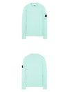 Wappen Patch Crew Neck Knit Top Mint - STONE ISLAND - BALAAN 5