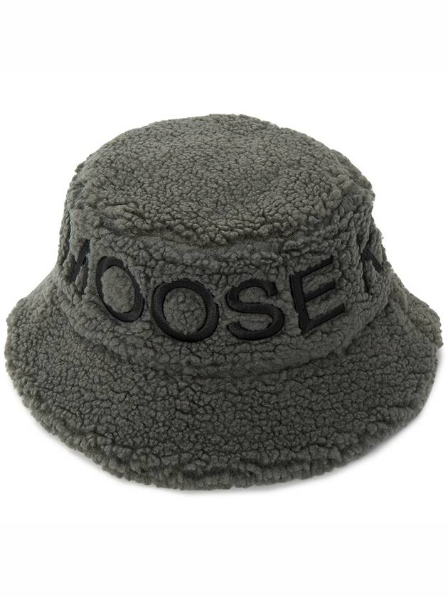 Cobble Embroidered Logo Bucket Hat Green - MOOSE KNUCKLES - BALAAN 2