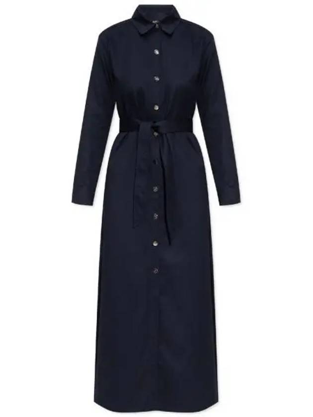 Gwyneth Long Dress Navy - A.P.C. - BALAAN 2