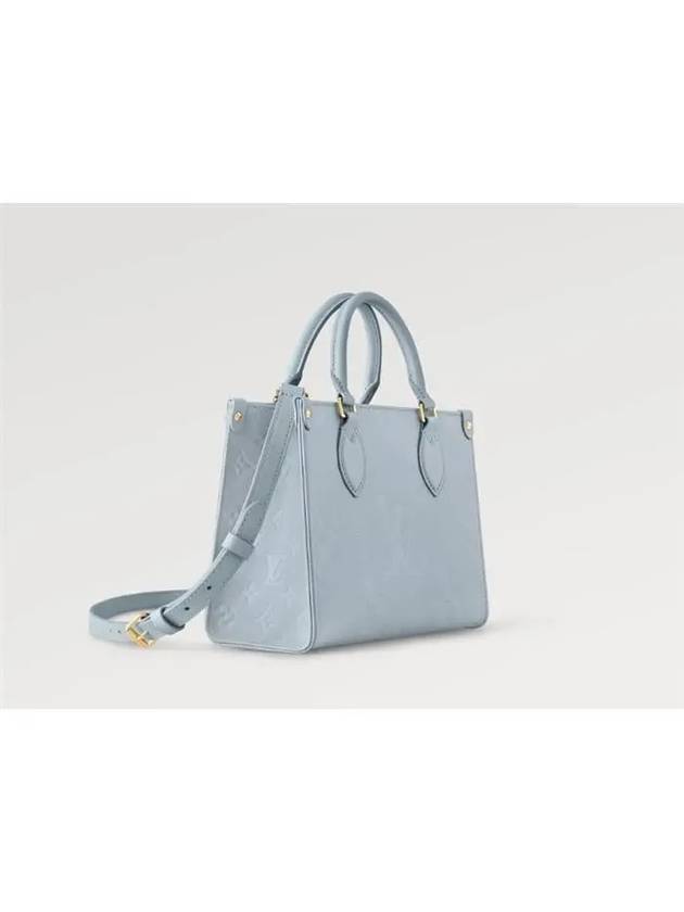 OnTheGo PM Tote Bag Blue - LOUIS VUITTON - BALAAN 4